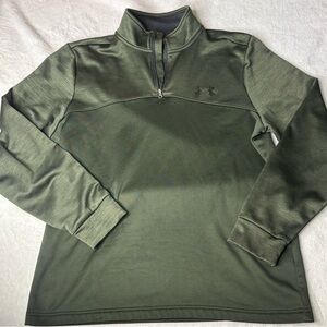 Under Armour Men's Forest Green Quarter-Zip Jacket